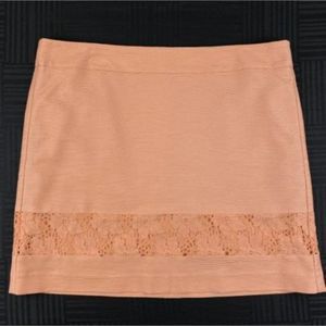 Ann Taylor Loft Peach straight pencil skirt Size 6 